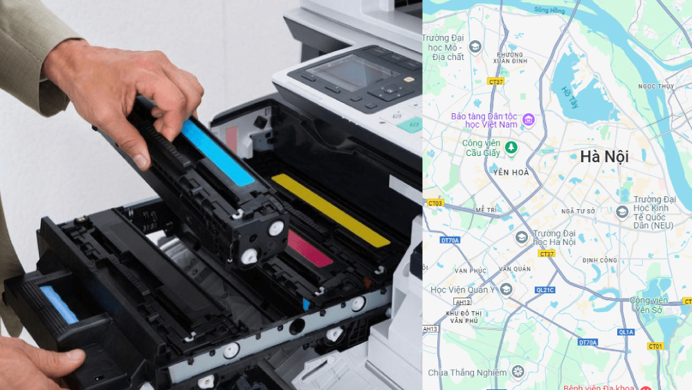 Các Khu Vực Chúng Tôi Chuyên Sửa Máy Photocopy Tại Hà Nội