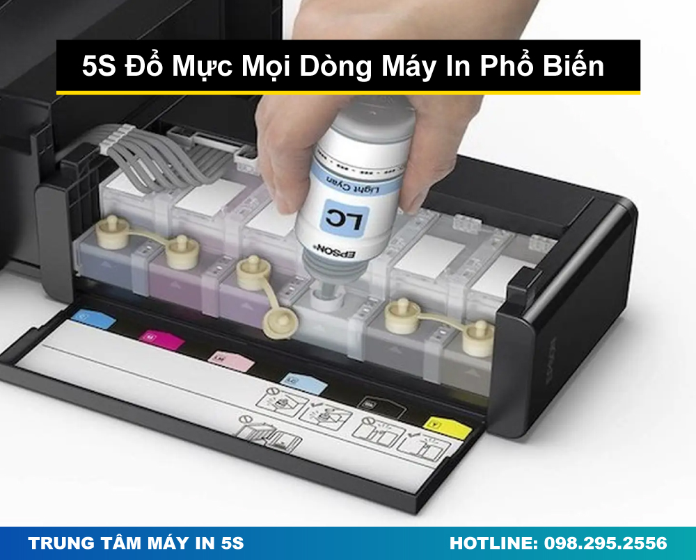 5S Đổ Mực Mọi Dòng Máy In Phổ Biến