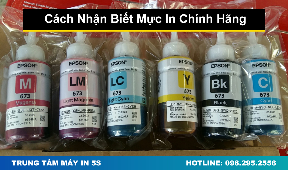 Cách Nhận Biết Mực In Chính Hãng