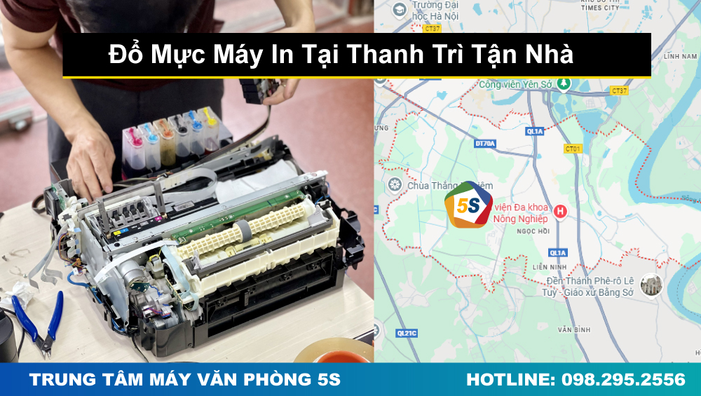 Đổ Mực Máy In Tại Thanh Trì Tận Nhà