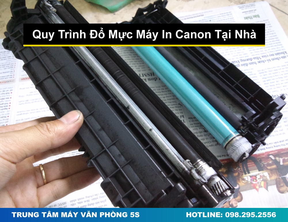 Quy Trình Đổ Mực Máy In Canon Tại Nhà