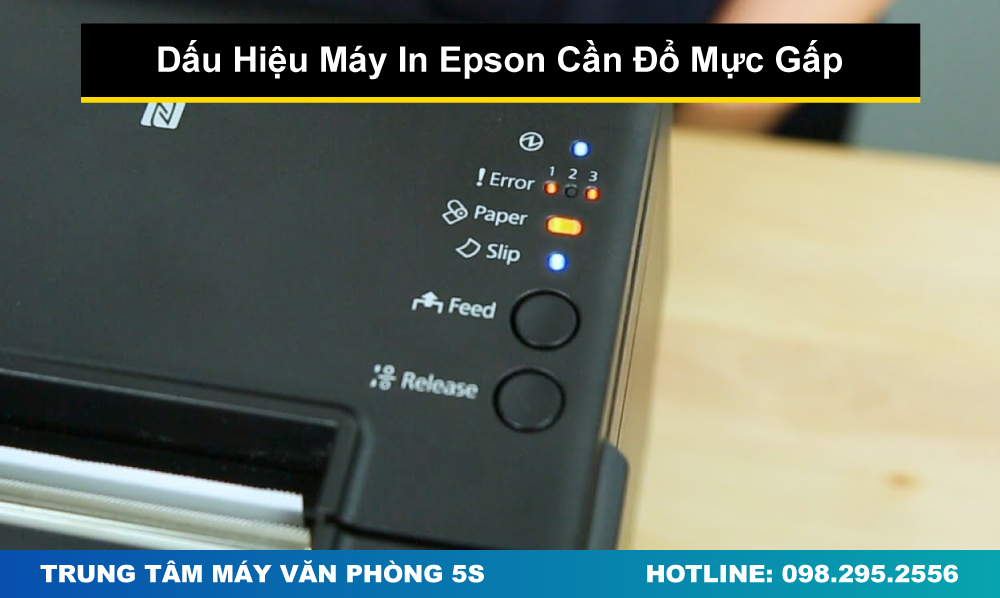 Dấu Hiệu Máy In Epson Cần Đổ Mực Gấp