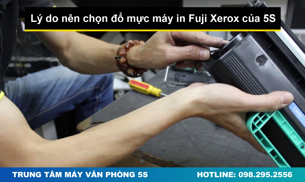 Lý do nên chọn dịch vụ đổ mực máy in Fuji Xerox của chúng tôi