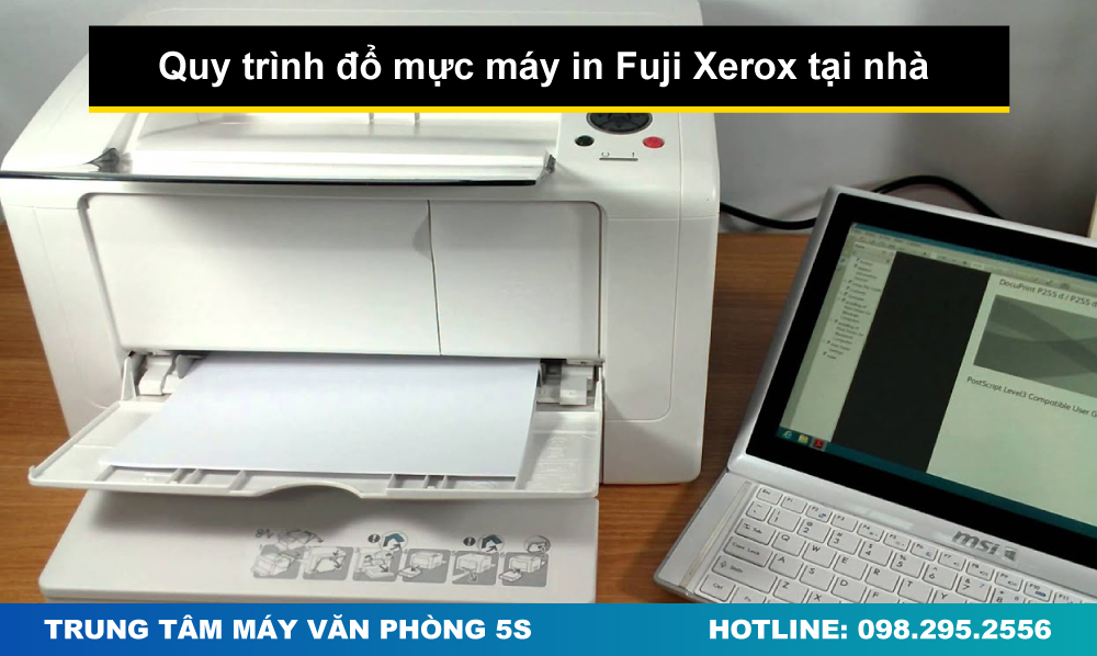 Quy trình đổ mực máy in Fuji Xerox tại nhà