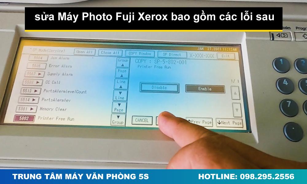 sửa-Máy-Photo-Fuji-Xerox-bao-gồm-các-lỗi-sau