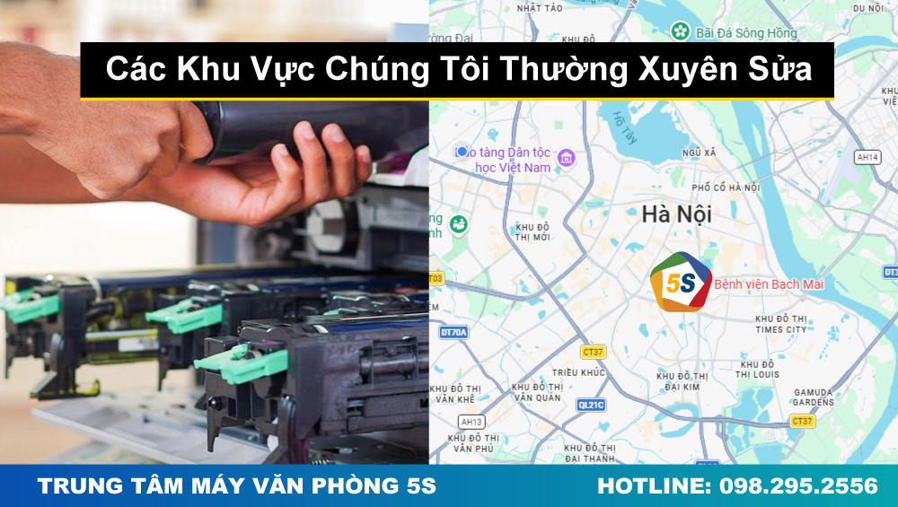 Các Khu Vực Chúng Tôi Thường Xuyên Sửa