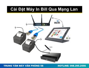 Hướng Dẫn Cài Đặt Máy In Bill Qua Mạng Lan Chi Tiết