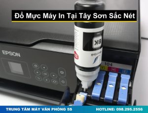 Đổ Mực Máy In Tại Tây Sơn Sắc Nét, Uy Tín, 5 Phút Tới Nơi