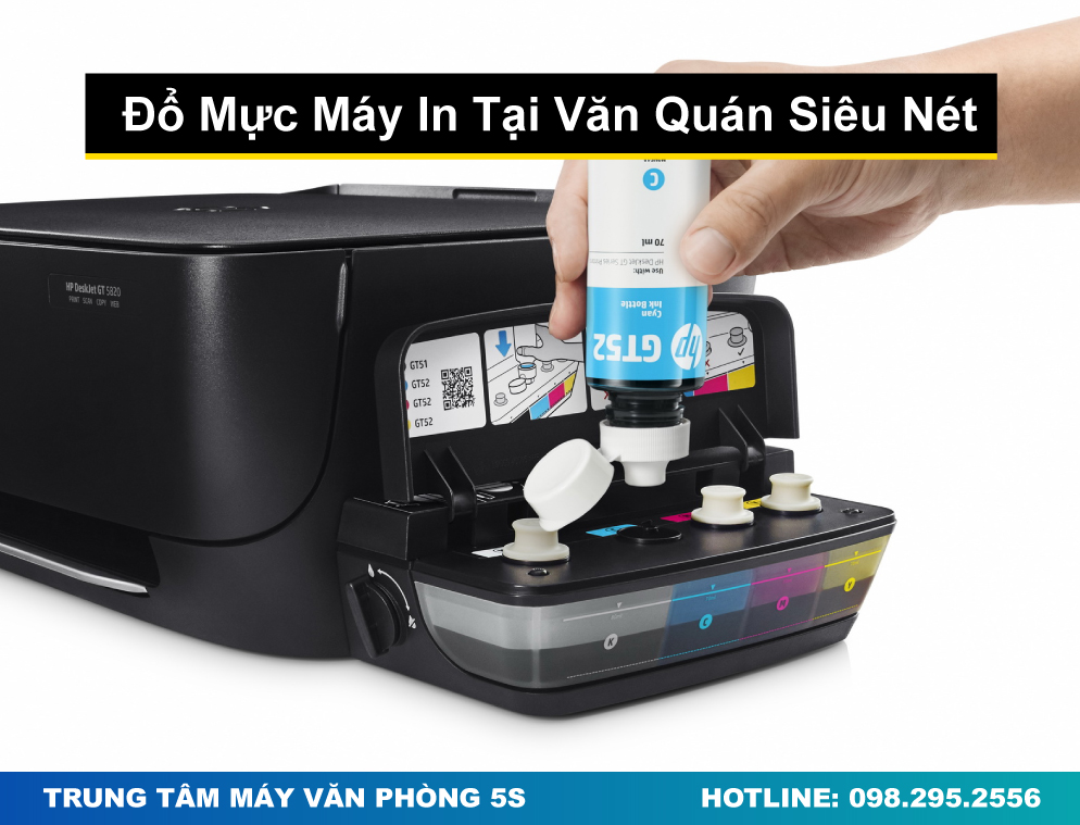 Đổ Mực Máy In Tại Văn Quán Siêu Nét