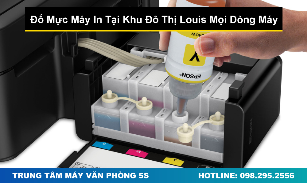 Đổ Mực Máy In Tại Khu Đô Thị Louis Mọi Dòng Máy