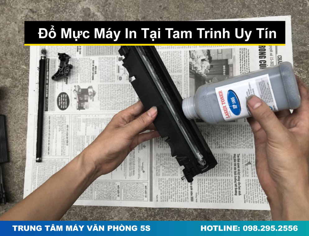 Đổ Mực Máy In Tại Tam Trinh Uy Tín