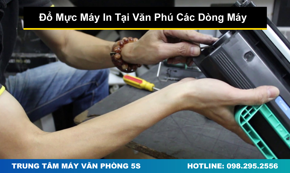 Đổ Mực Máy In Tại Văn Phú Hỗ Trợ Hầu Hết Các Dòng Máy