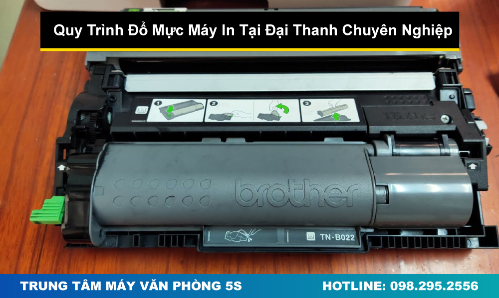 Quy Trình Đổ Mực Máy In Tại Đại Thanh Chuyên Nghiệp