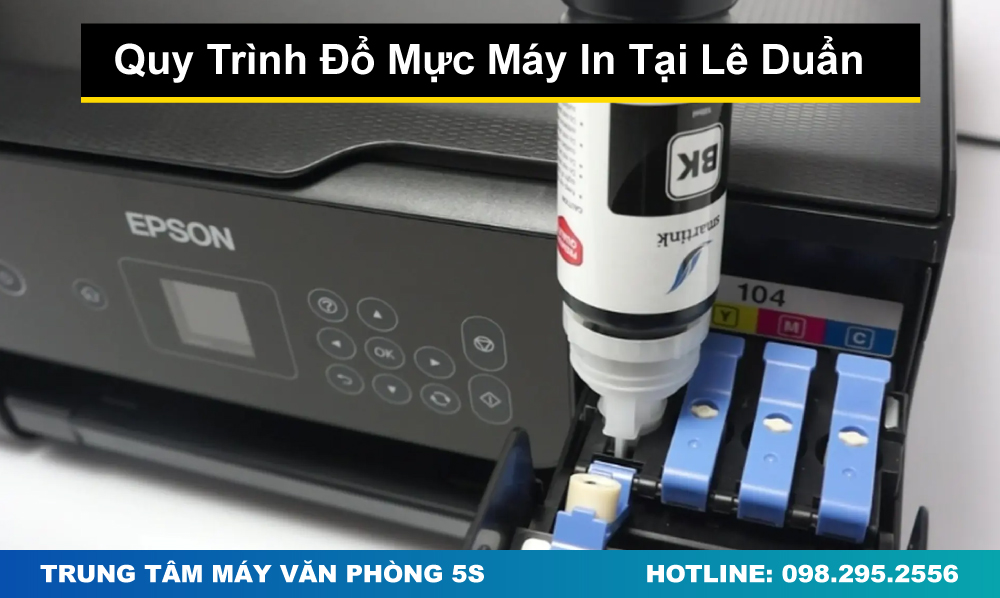 Quy Trình Đổ Mực Máy In Tại Lê Duẩn