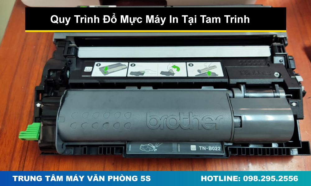 Quy Trình Đổ Mực Máy In Tại Tam Trinh Chuyên Nghiệp