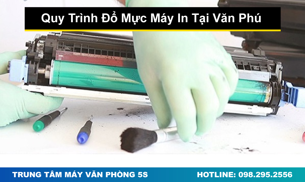 Quy Trình Đổ Mực Máy In Tại Văn Phú Đúng Kỹ Thuật