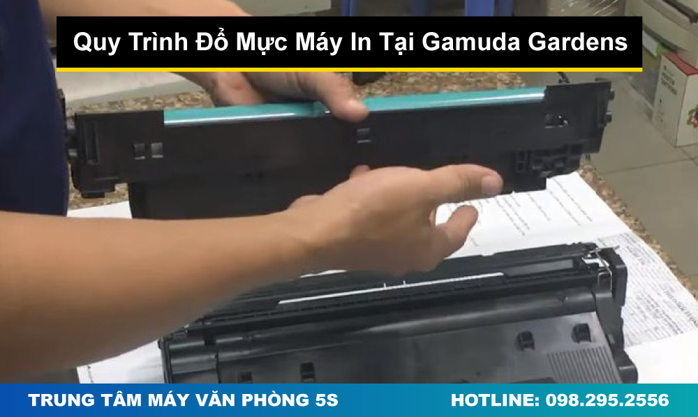 Quy Trình Đổ Mực Máy In Tại Gamuda Gardens